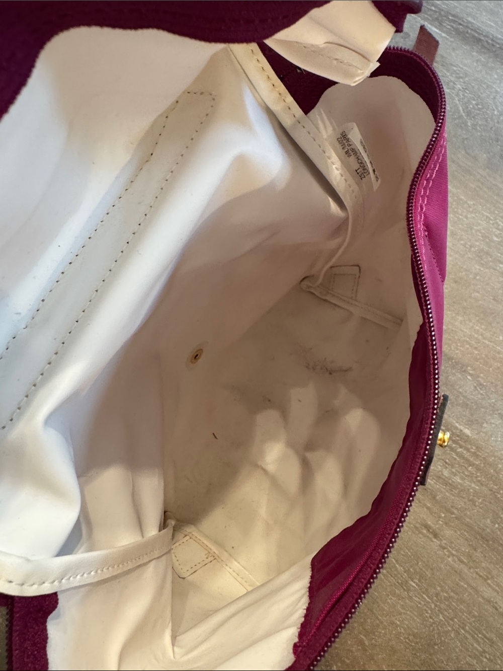 Longchamp backpack in Berry - Picture 8 of 11